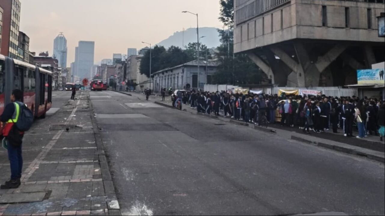 Durante la mañana de este martes se registraron algunas manifestaciones en Bogotá, lo cual originó afectaciones en la movilidad.