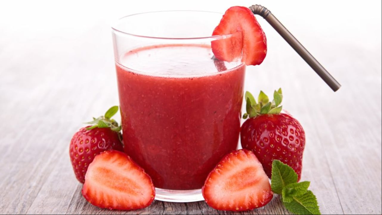 Jugo de fresa