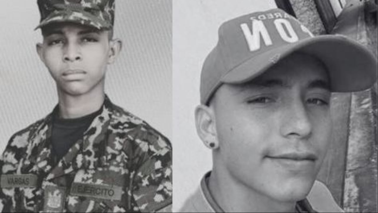 Luis Carlos Vargas y Yostin Alfonso Olivos, los dos jóvenes asesinados por integrantes de grupos armados al margen de la ley.