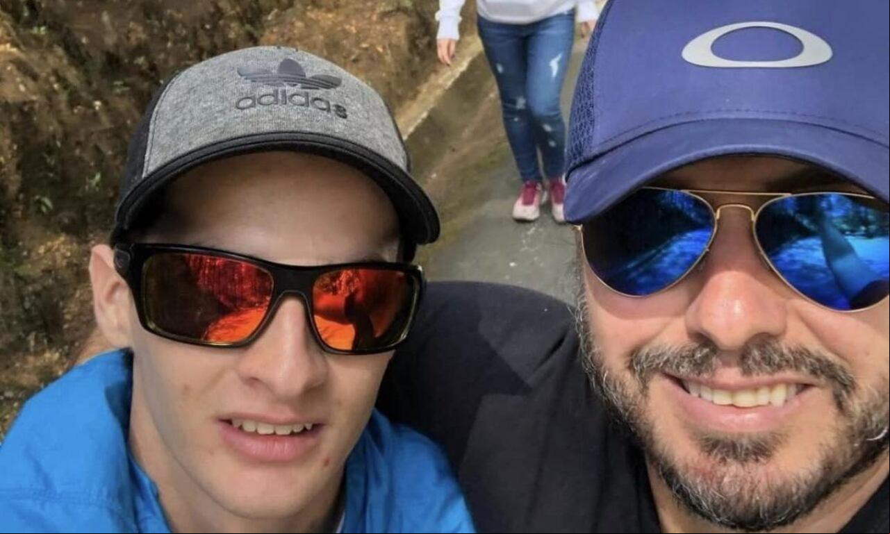 William Gallego, padre de Alejandro Gallego, hincha que falleció en la riña entre personas de Atlético Nacional y Medellín.