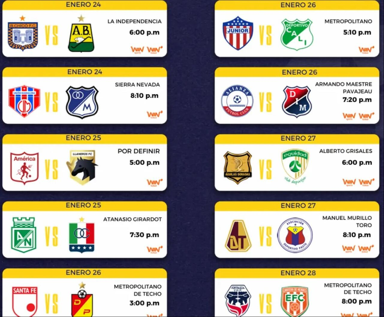 primera fecha FPC.