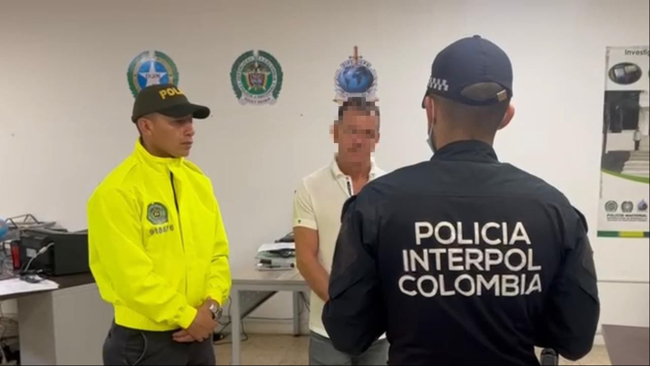 Capo italiano capturado en Barranquilla.