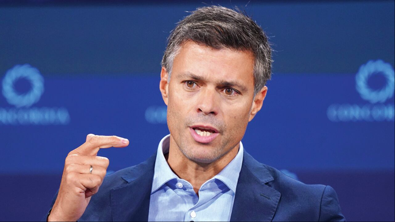 Leopoldo López Líder de la oposición venezolana