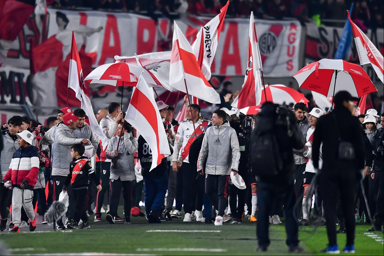 River Plate celebra su título 38 de liga argentina.