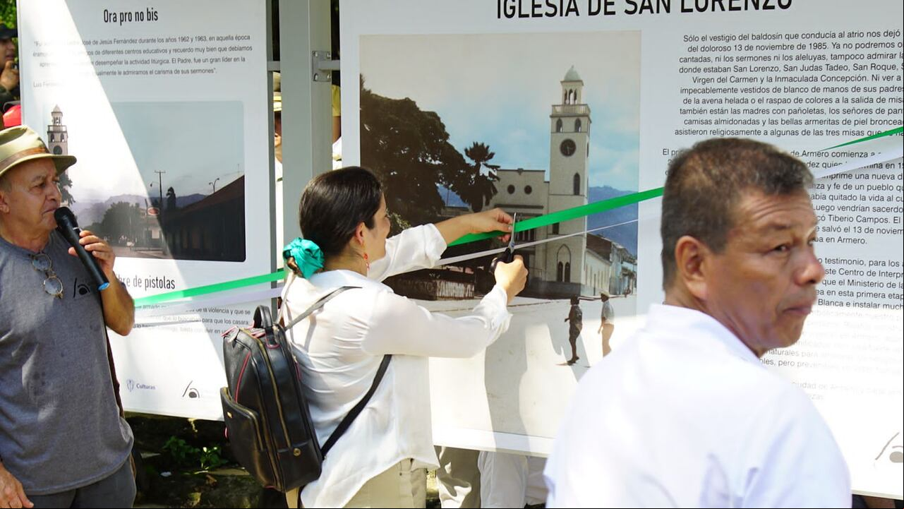 El Gobierno Nacional llega a Armero para reconocer sus compromisos con los habitantes y las víctimas de la tragedia de 1985. (Fotos suministradas por: Ministerio de Culturas, las Artes y los Saberes).