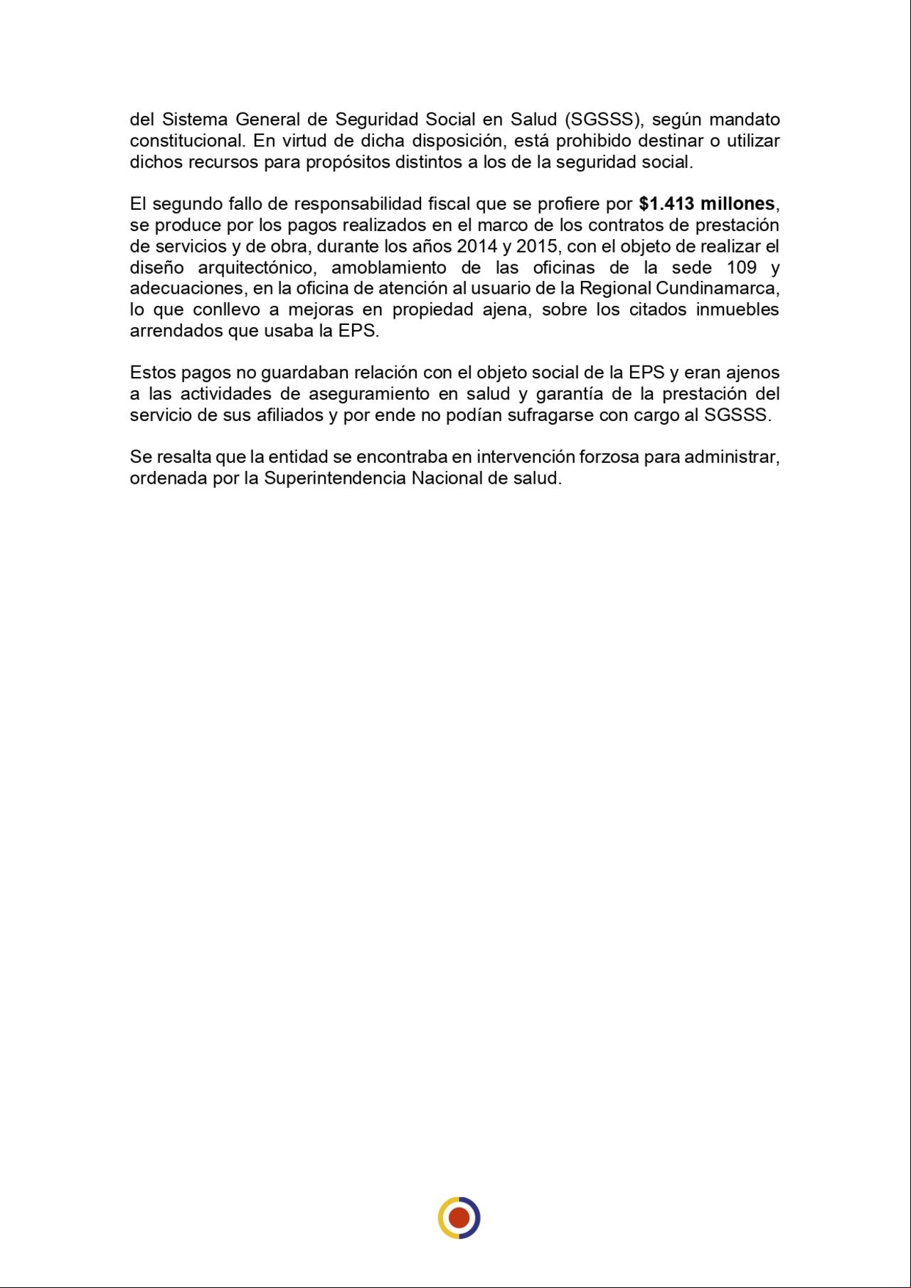 Contraloría Saludcoop