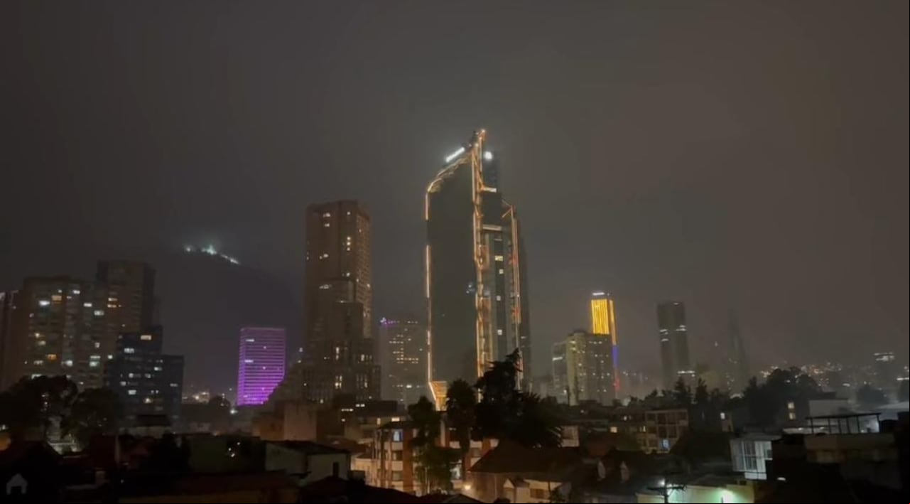 Fuertes lluvias en Bogotá