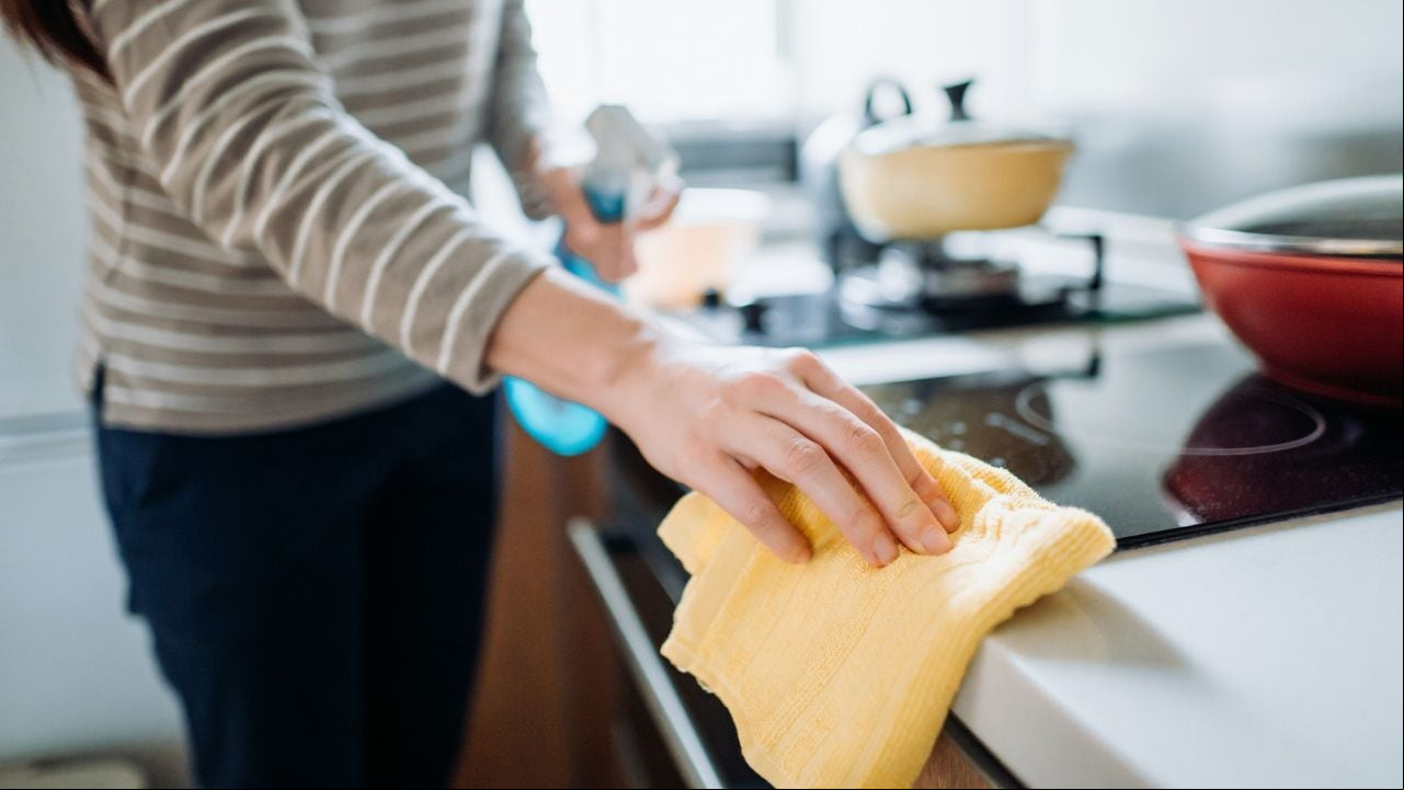 Desinfectar la cocina.