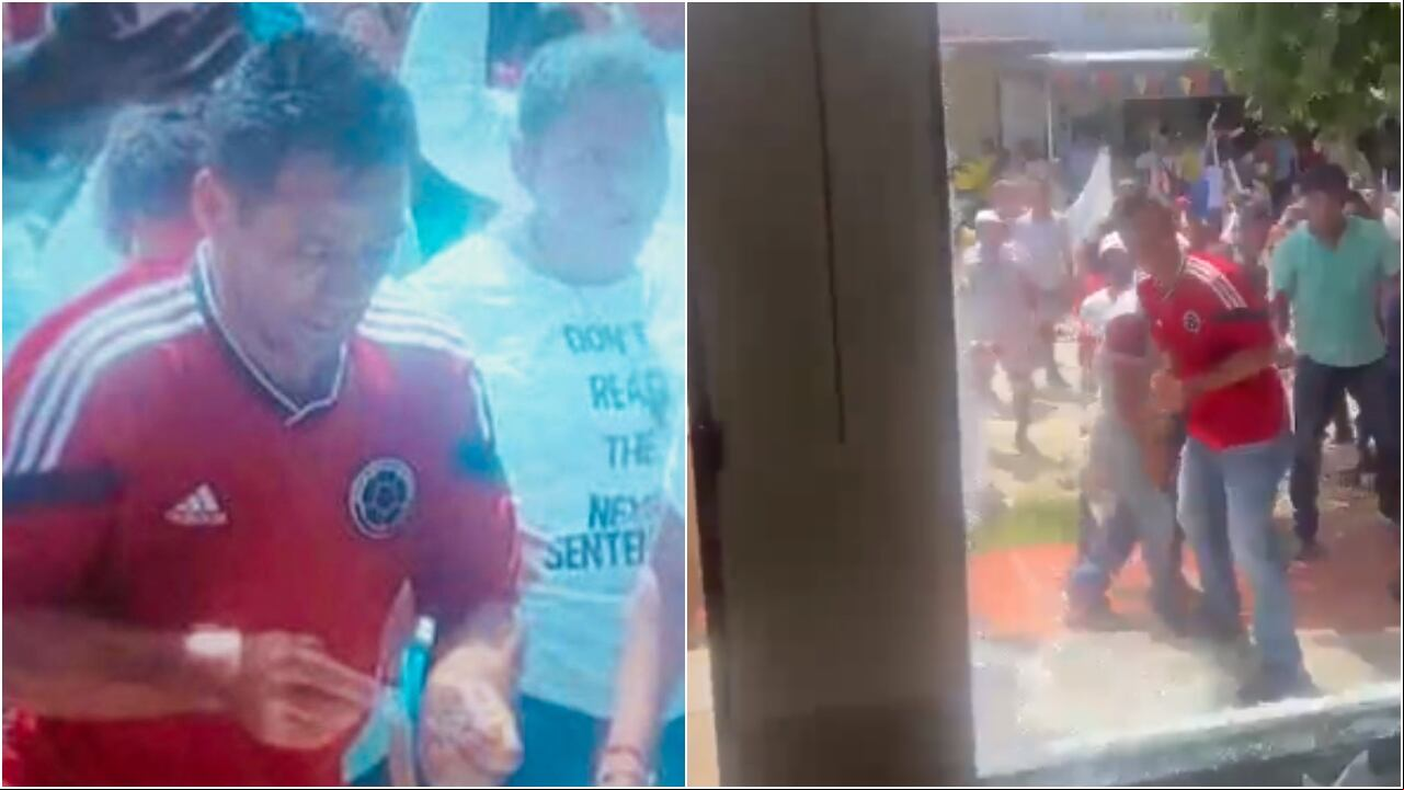 Toma violenta e incendio a la sede de la Registraduría Nacional en Gamarra, Cesar.