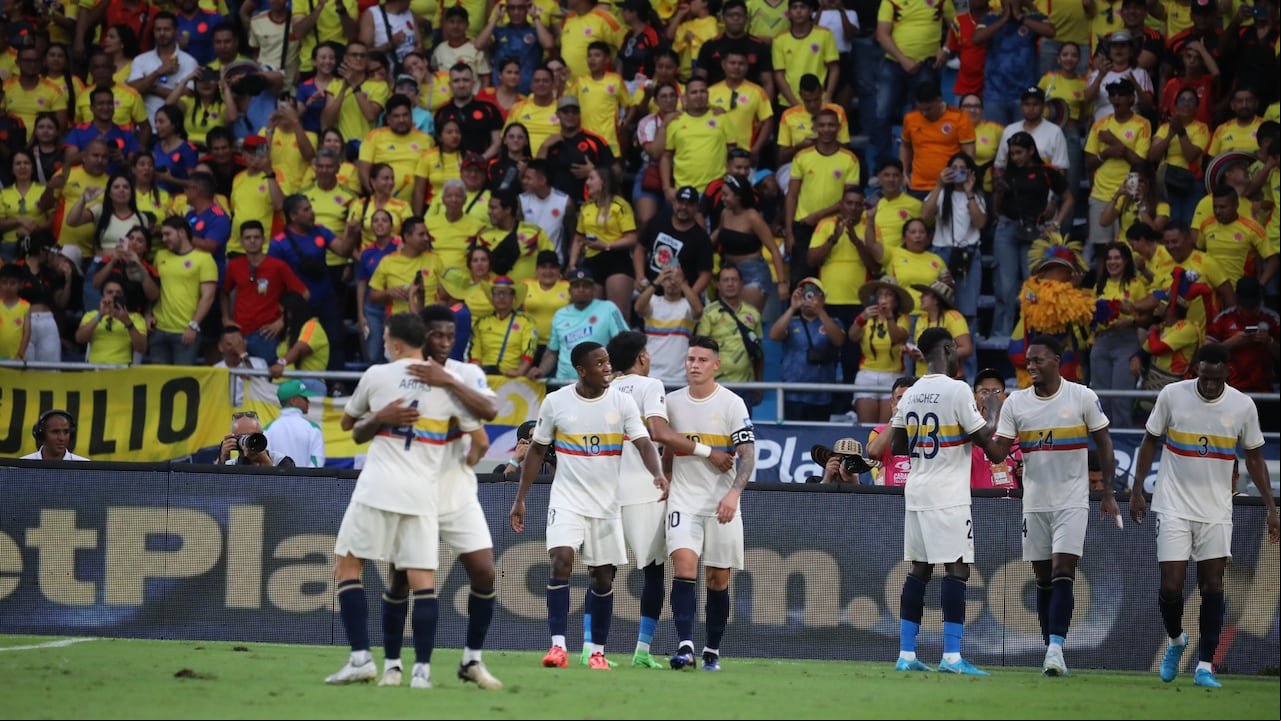 Selección Colombia en el estadio Metropolitano de Barranquilla