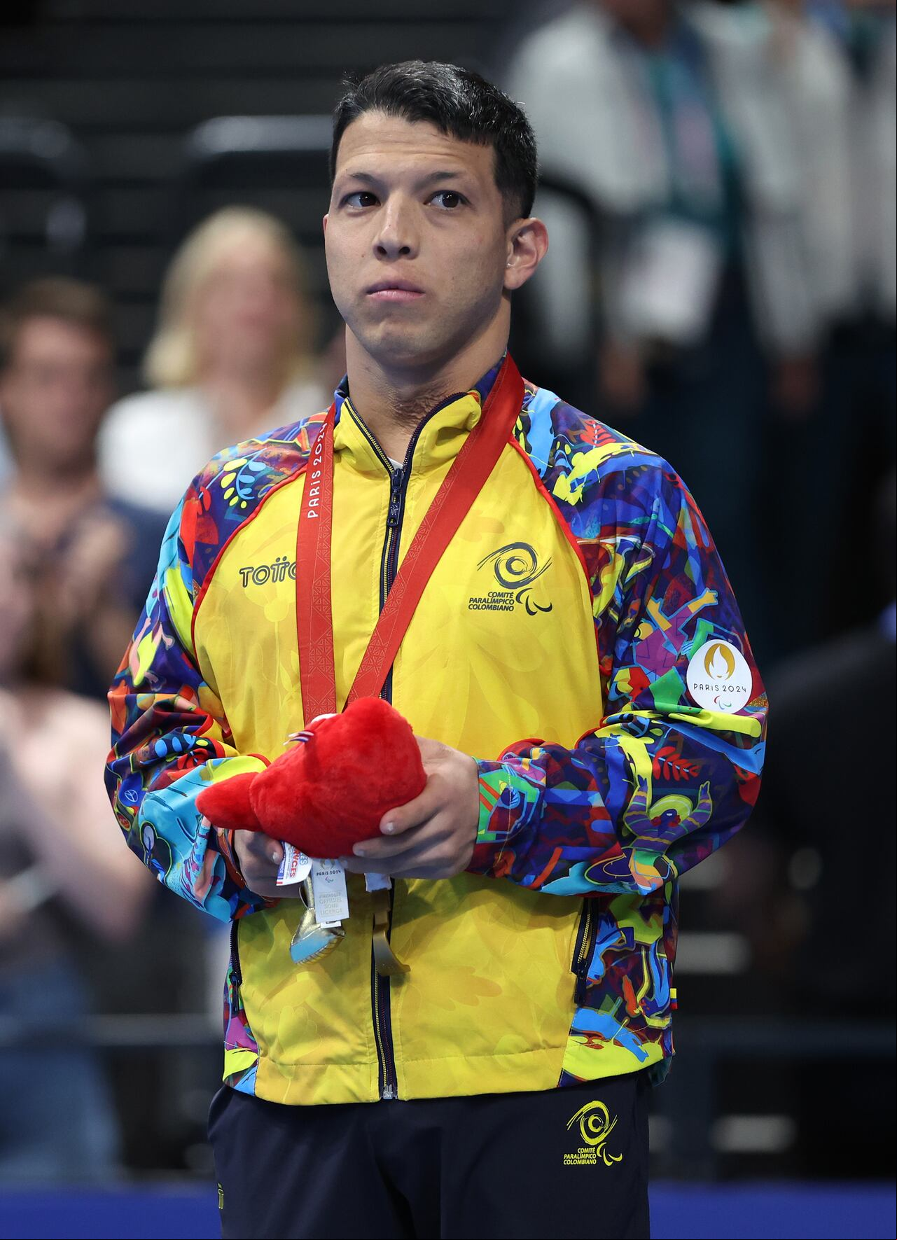 Nelson Crispín Corzo ganó medalla de plata en la prueba de 50M mariposa S6 en los Juegos Paralímpicos París 2024.