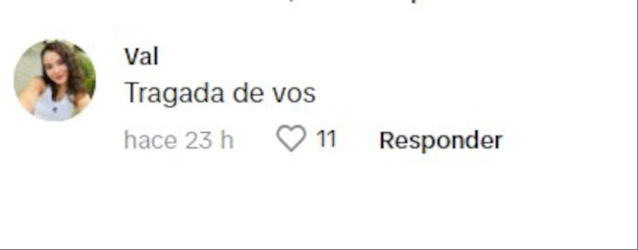 La novia de Linda comentó su publicación