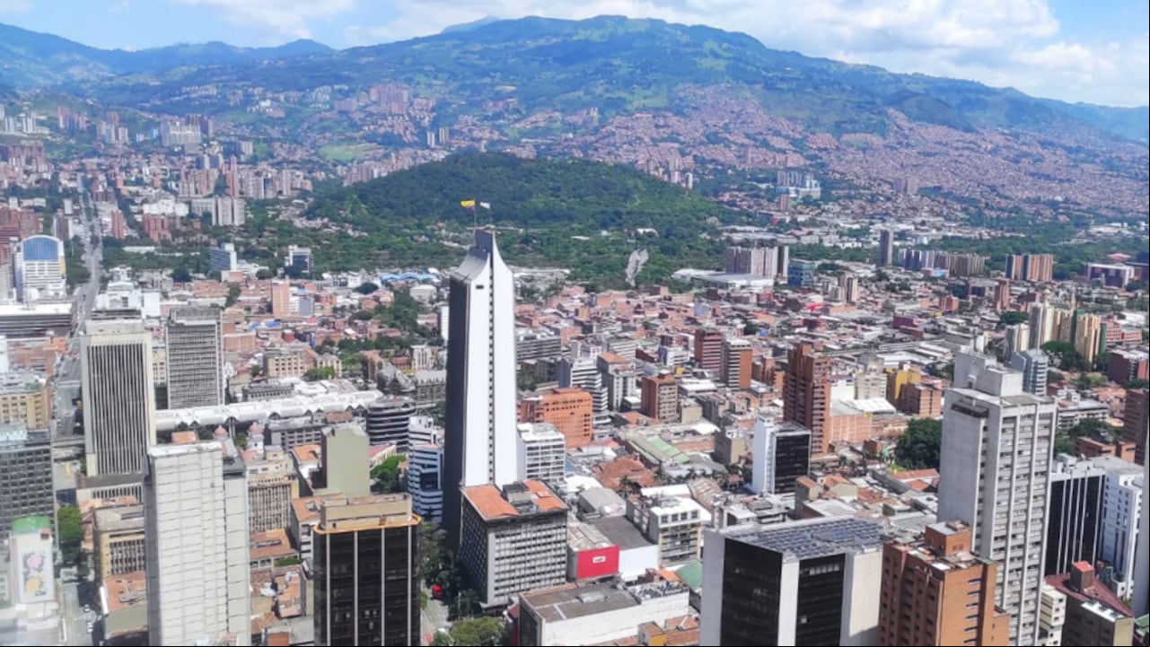 Panorámica de Medellín.