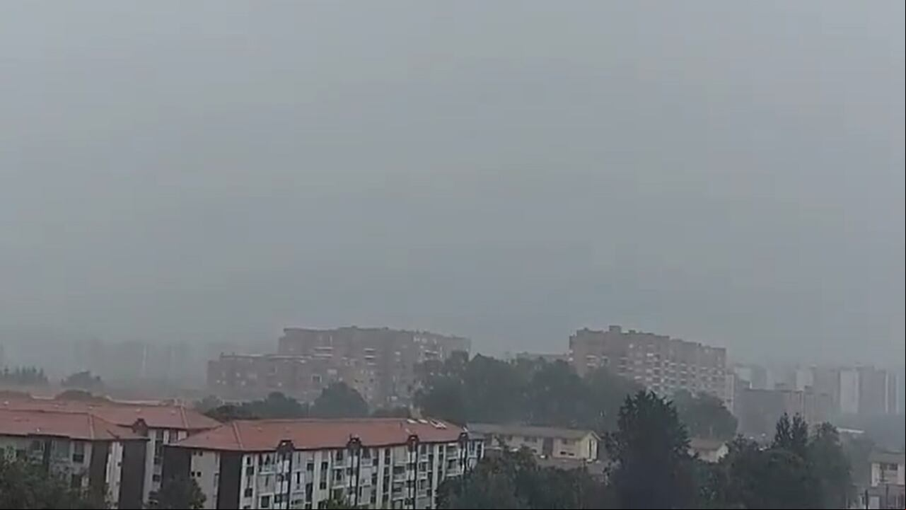 El Idiger reportó lluvias en varias localidades de la capital.