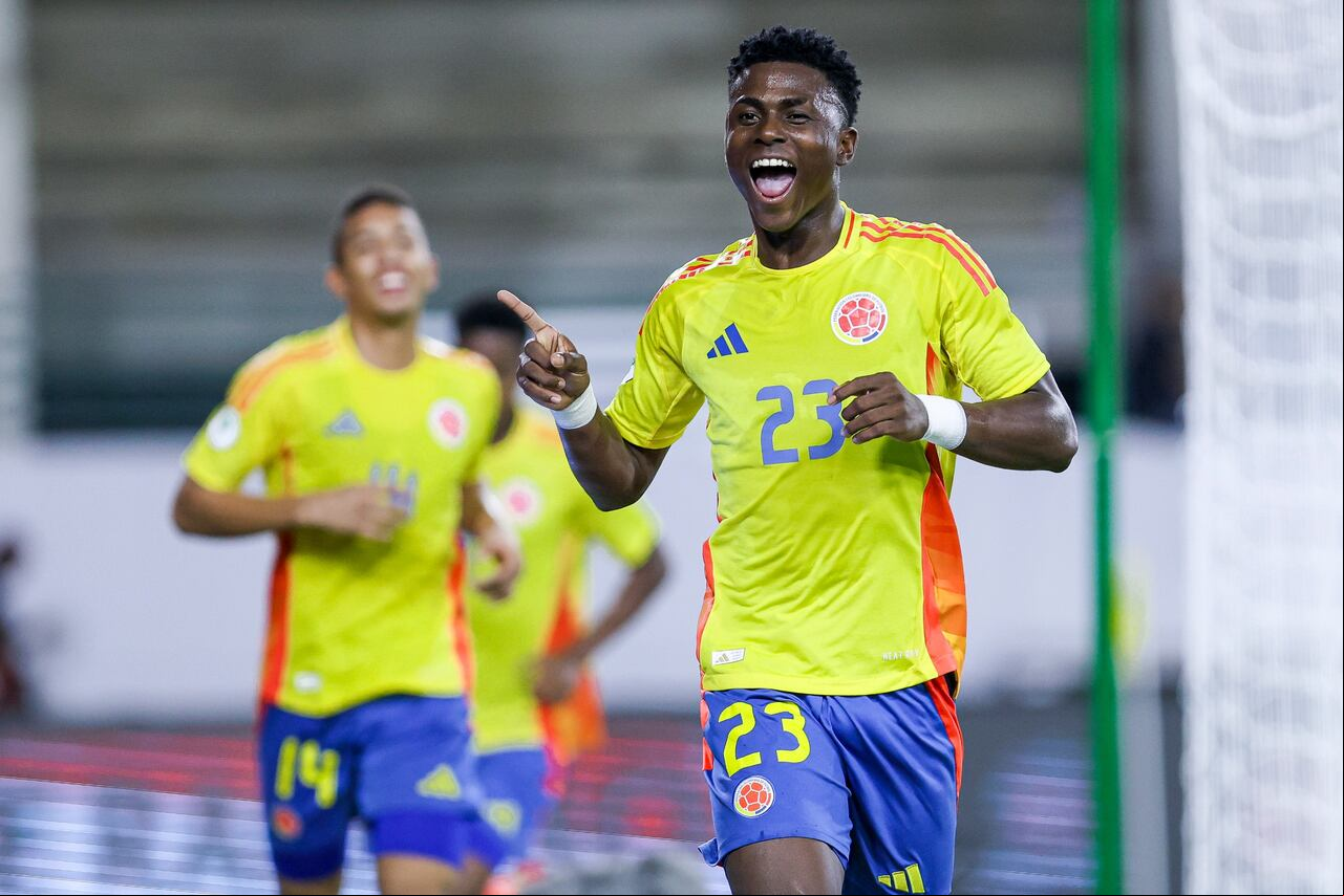 Neiser Villareal es una de las figuras de Colombia en el Sudamericano Sub-20 del 2025.