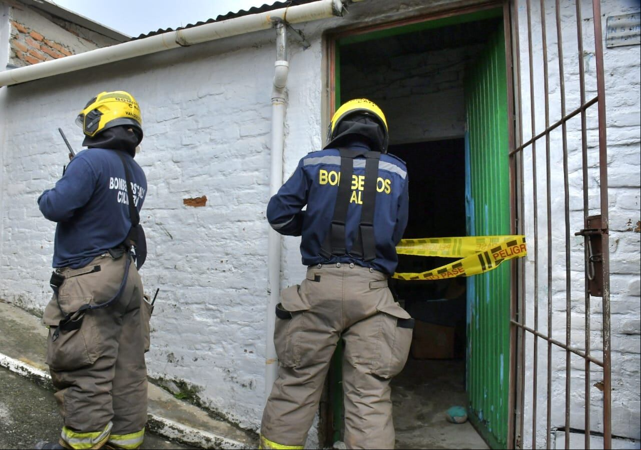 Colapso de casa en Siloé