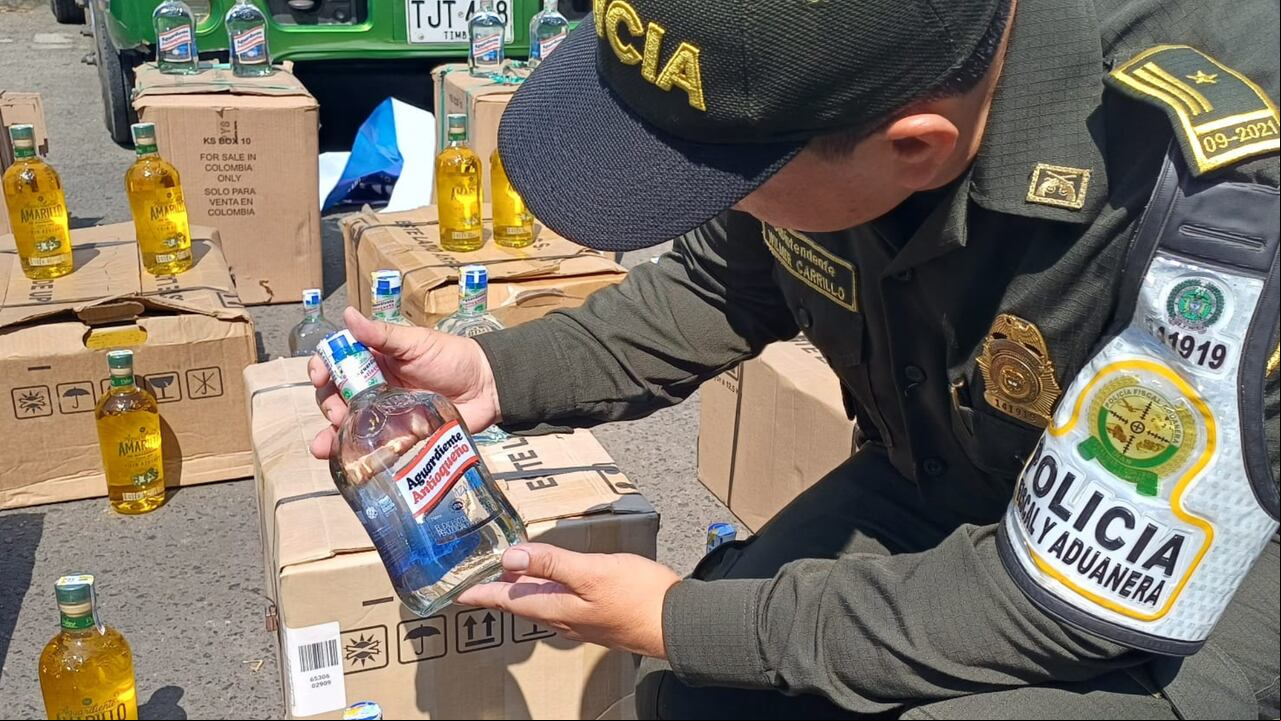 El licor tenía como destino el municipio de Suárez, Cauca.