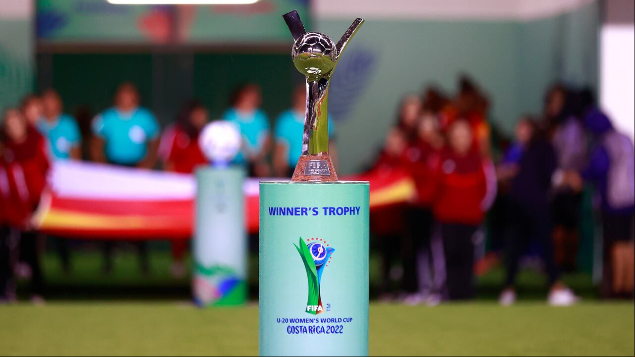 Trofeo que se llevarán las campeonas del Mundial Femenino Colombia Sub-20.
