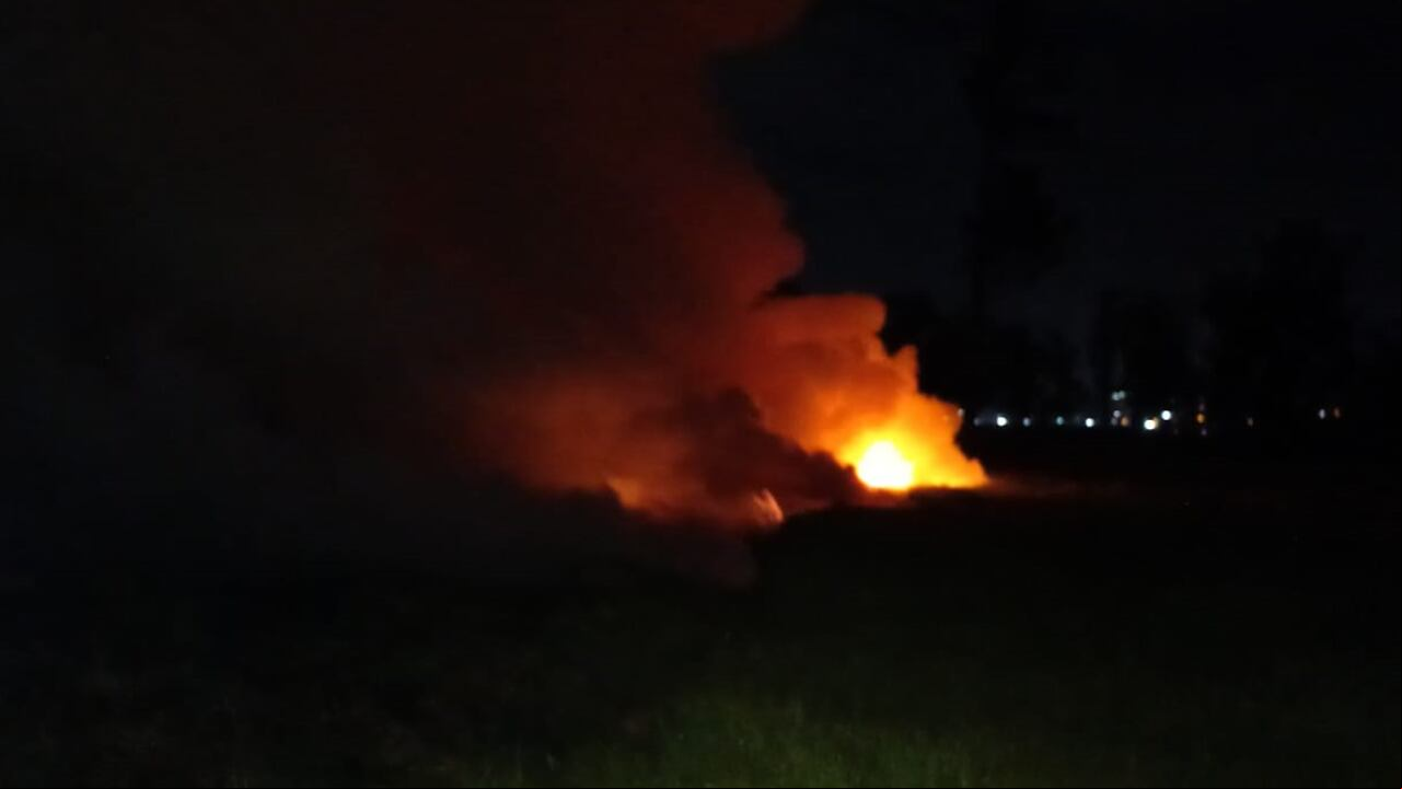 El incendio forestal en Bogotá se presentó en la noche del miércoles, 28 de junio.
