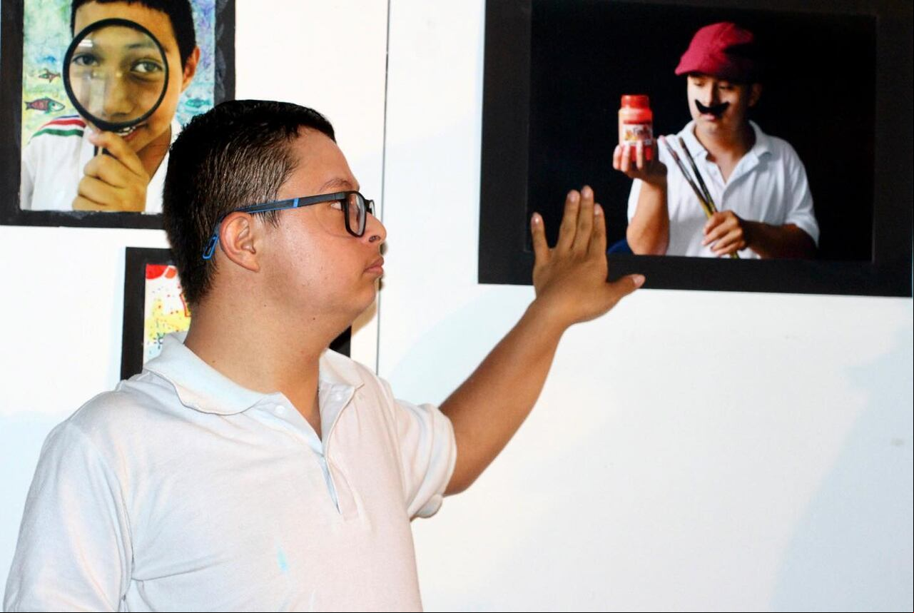 Esta exposición presenta el talento de chicos y chicas caleños de la Institución Tobias Emanuel.