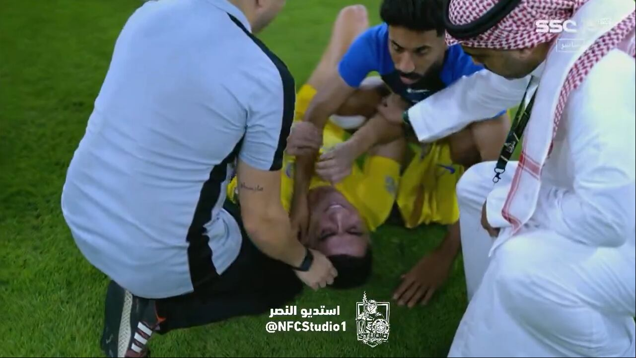 Cristiano Ronaldo contuvo las lágrimas, tras perder la final con Al-Nassr.