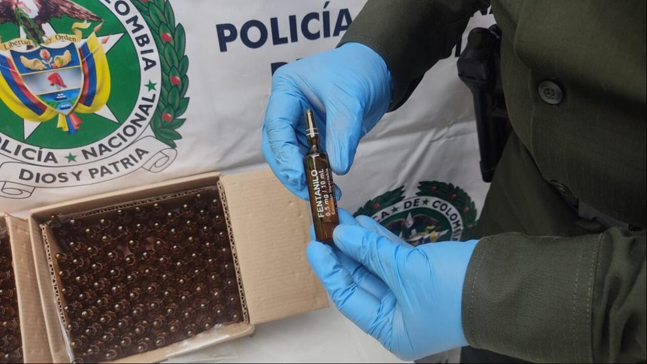 Operativos contra el fentanilo en Colombia
