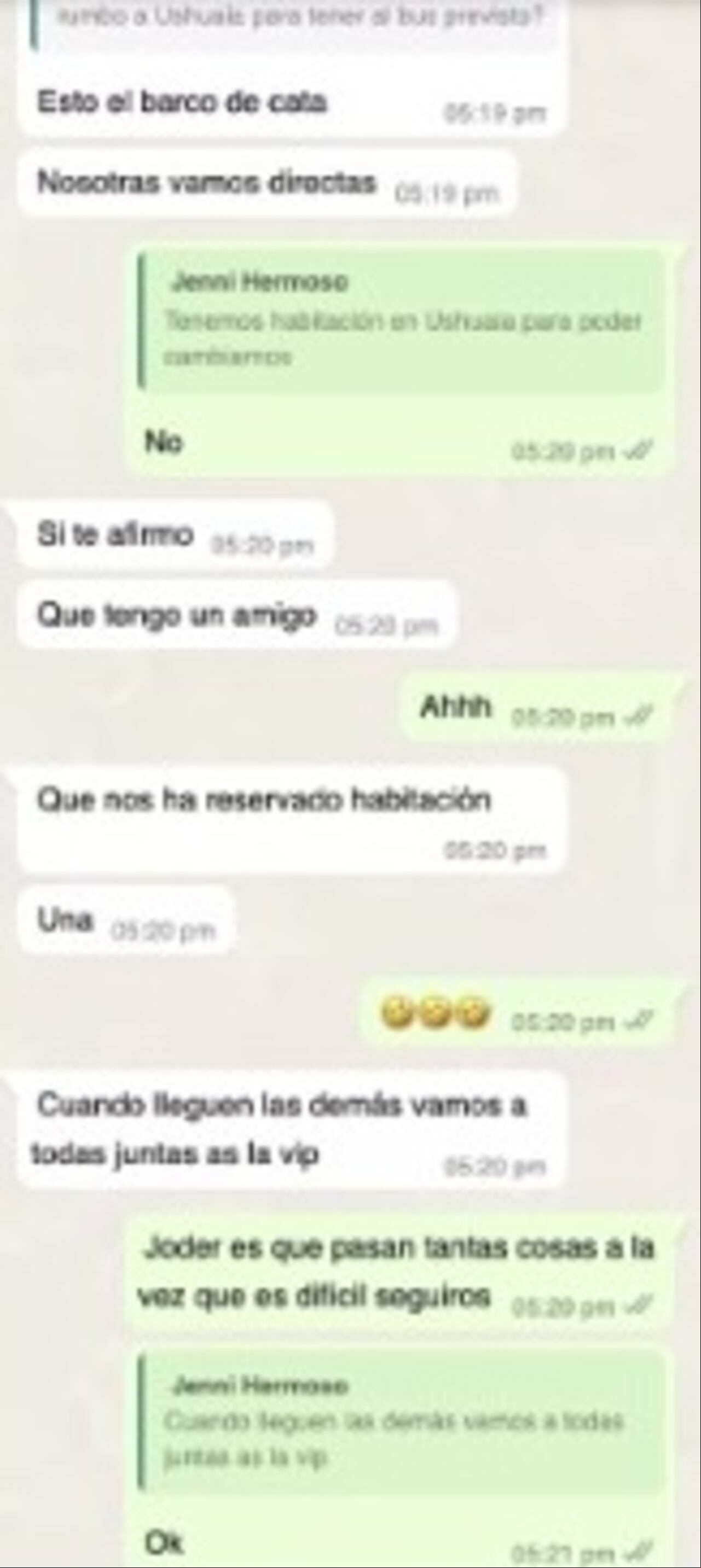 Conversación entre Jenni Hermoso y Rubén Rivera