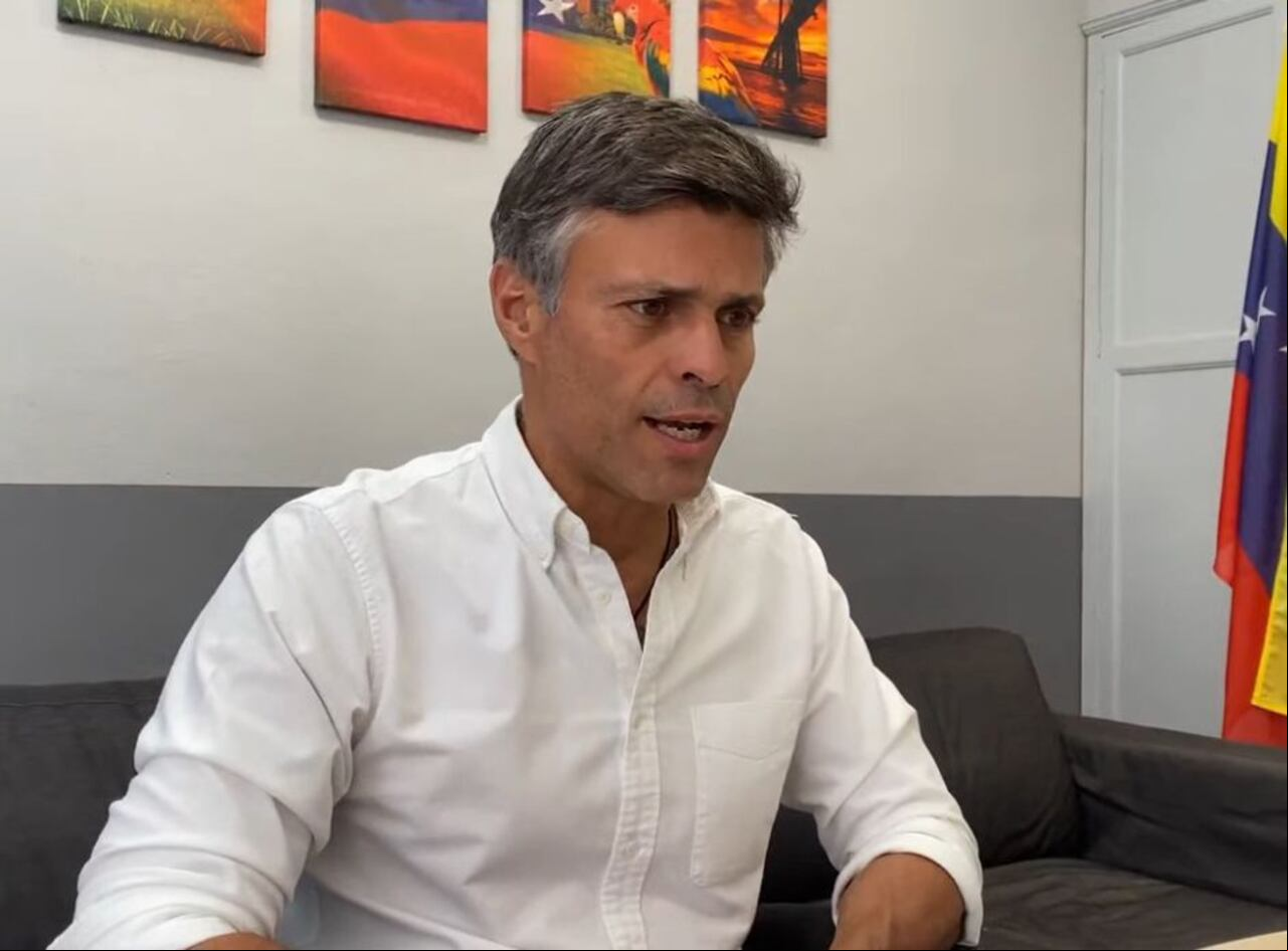 Leopoldo López, líder opositor de Venezuela.