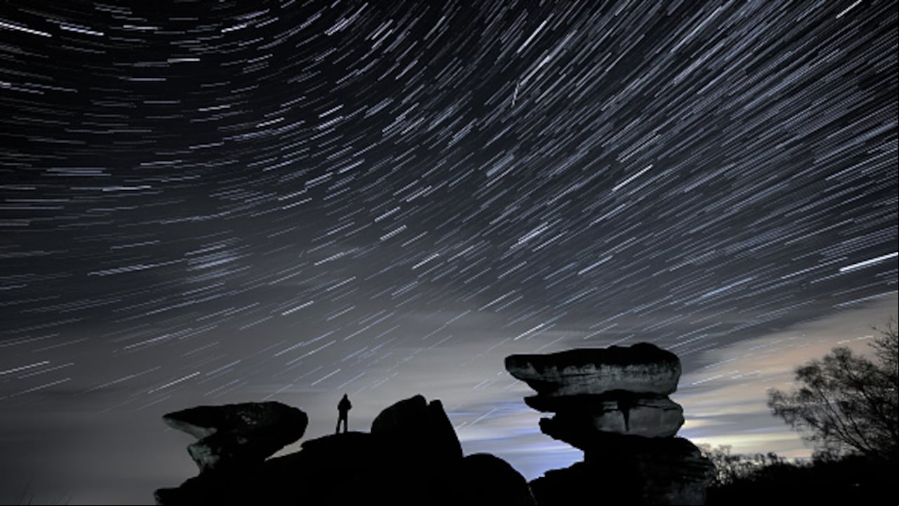 Lluvia de estrellas Gemínidas.
