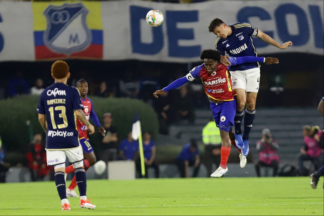 ogotá. Noviembre 3 de 2024. Millonarios enfrenta a Deportivo Pasto, por la fecha 16 de la Liga BetPlay II 2024, en el estadio Nemecio Camacho El Campin. (Colprensa - Lina Gasca)