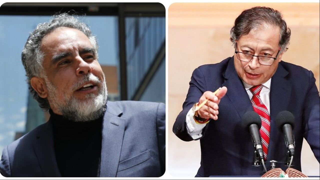 Armando Benedetti y Gustavo Petro.