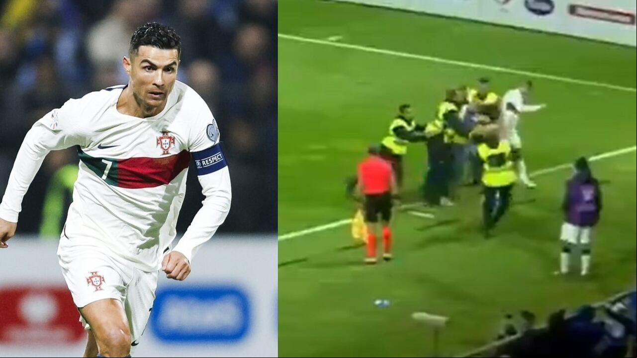 El portugués fue agredido en pleno partido