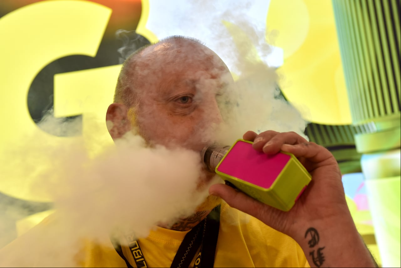 El vapeo es cada vez más común en jóvenes