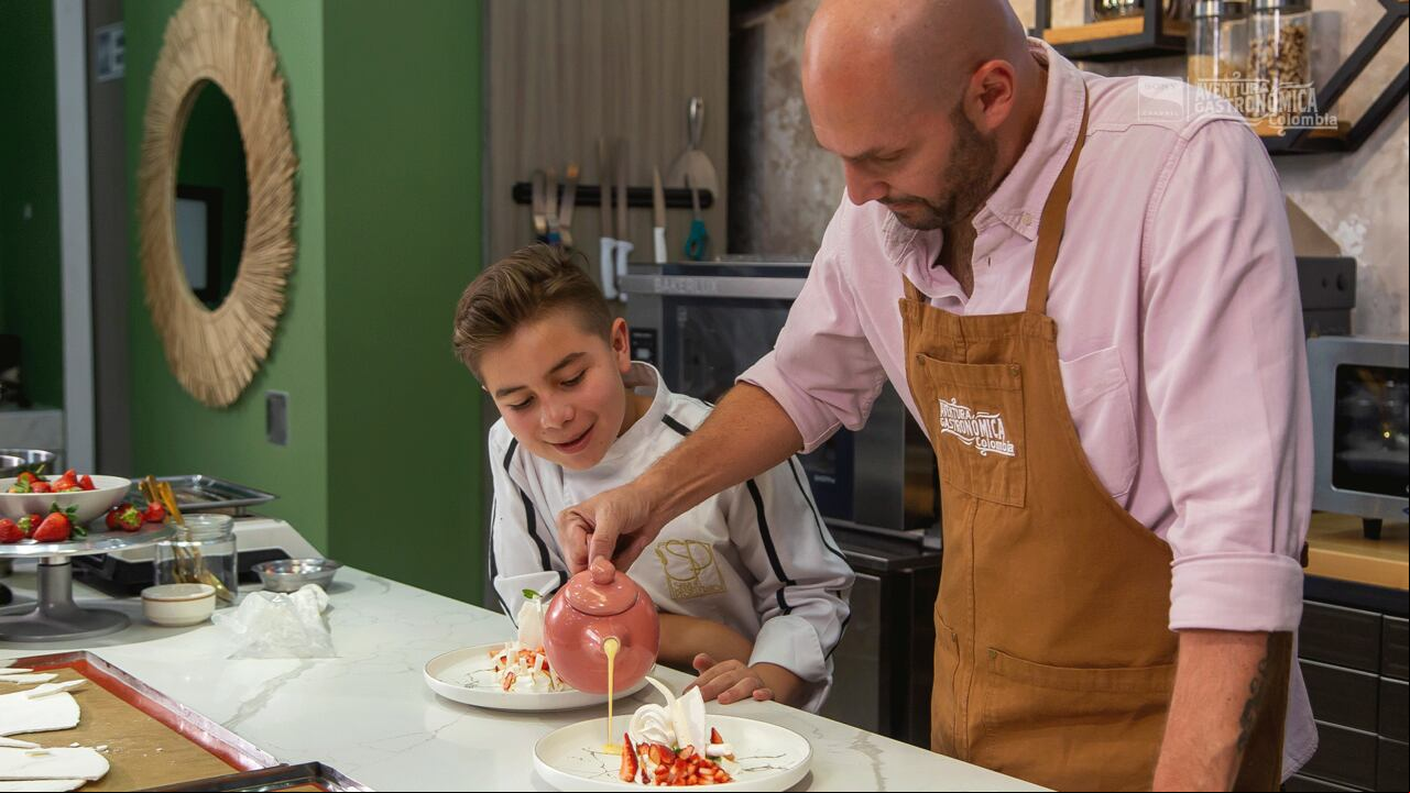El chef Samuel Araque acompañará a Nicolás de Zubiría en la deconstrucción de un merengón.