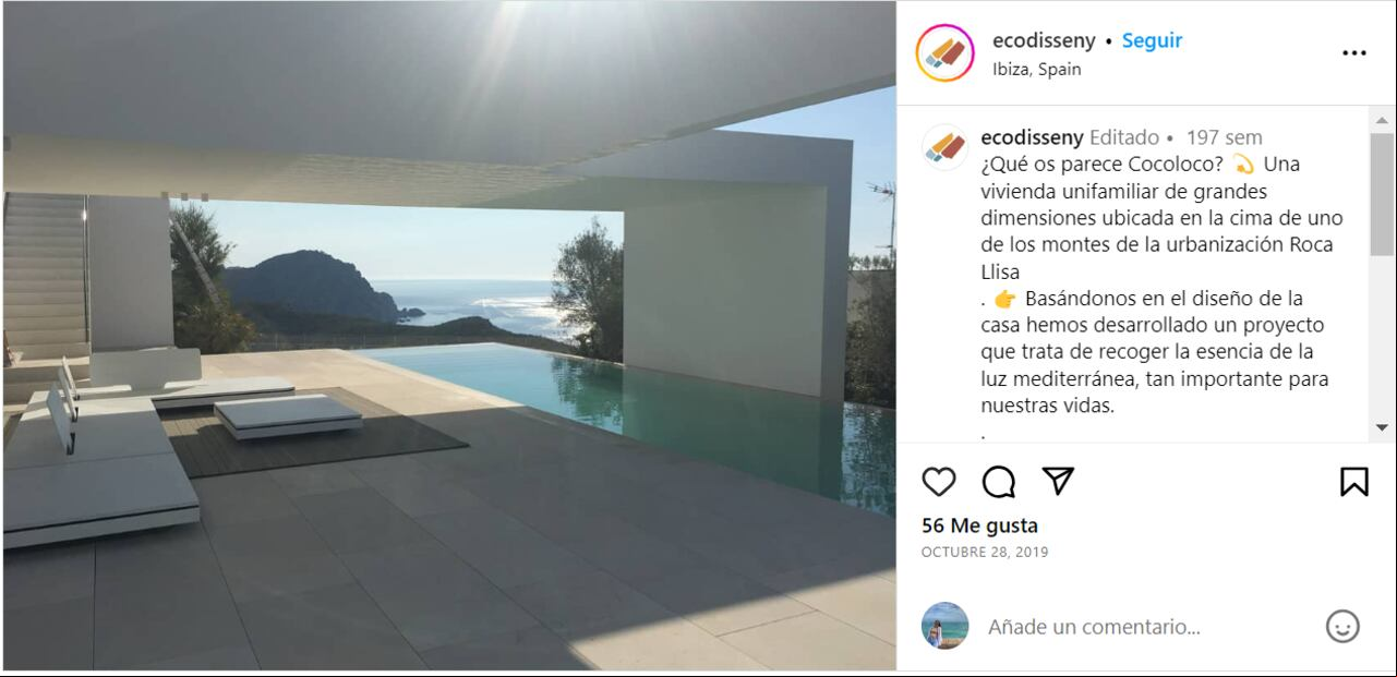 Mansión Coco Loco, en Ibiza, en la que Shakira y Lewis Hamilton habrían tenido encuentros secretos.