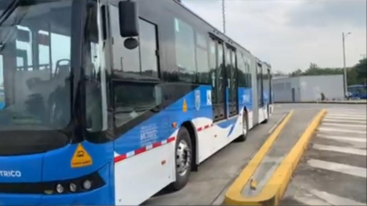 Este es uno de los buses eléctricos que Git Masivo, uno de los operadores del MÍO, manifestó que compró hace poco.