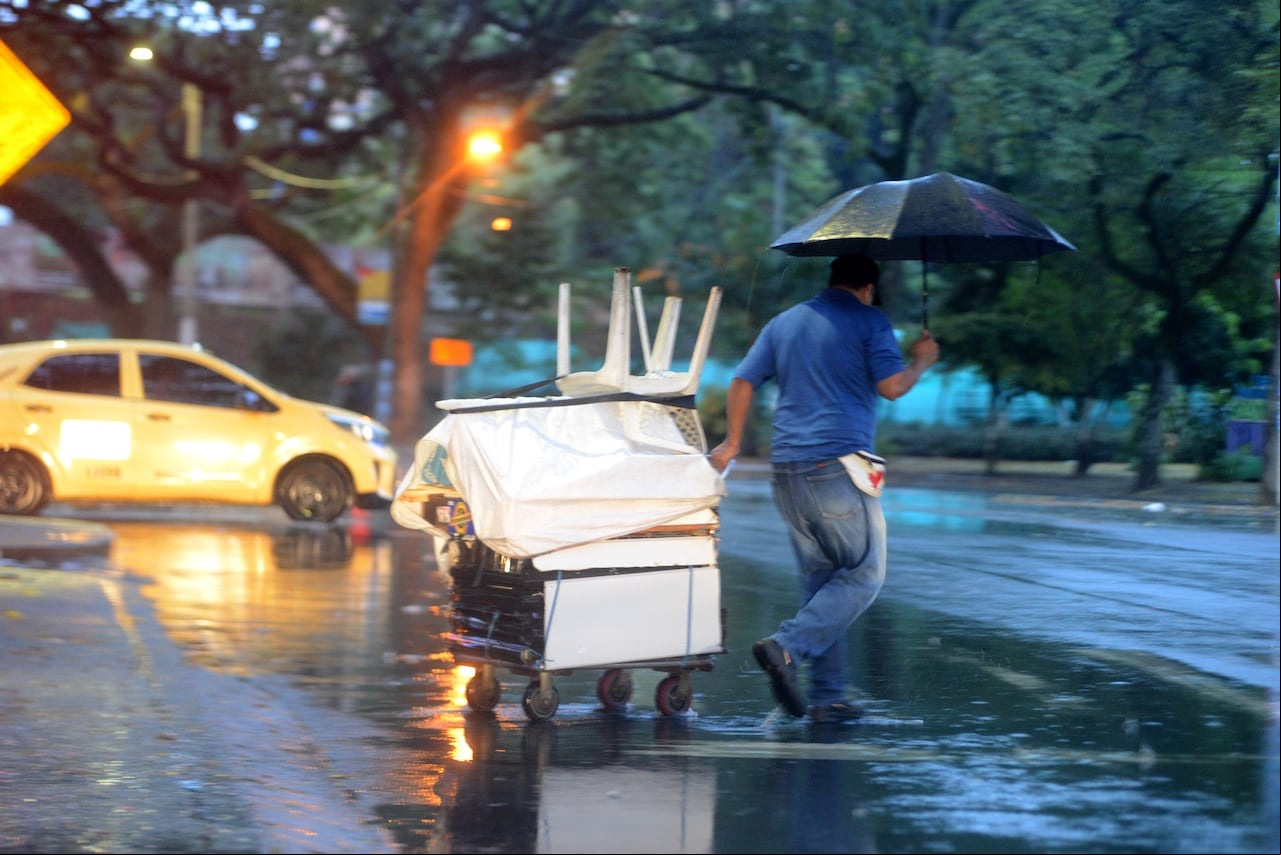 Cali: Lluvia en la ciudad durante la tarde del domingo 20 de agosto