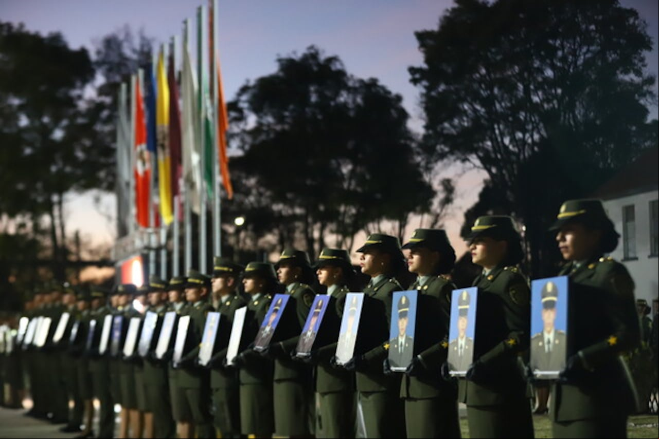 Por el atentado ocurrido el 17 de enero del año 2019 en la Escuela de Cadetes de Policía “General Francisco de Paula Santander, la Policía Nacional llevó a cabo un homenaje a los 22 cadetes que fallecieron el día de los hechos.