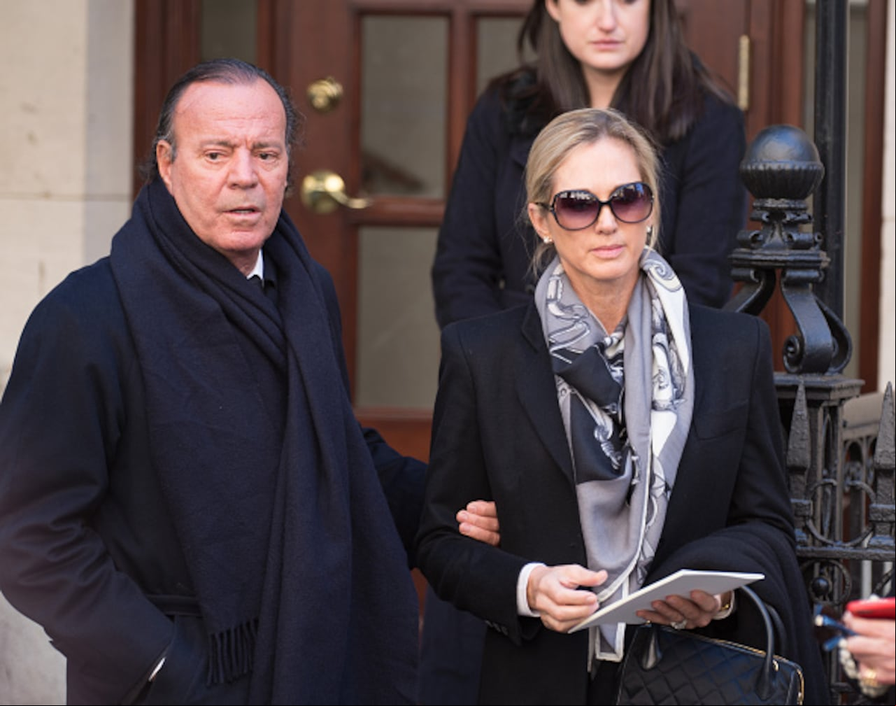 Julio Iglesias y su esposa Miranda