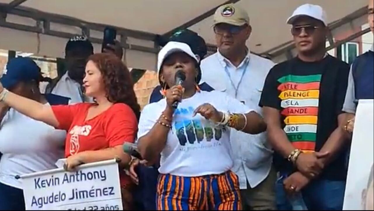 "Que viva la primera línea", esta fue la polémica frase de Francia Márquez durante la marcha del Día del Trabajo 2023, en Cali.