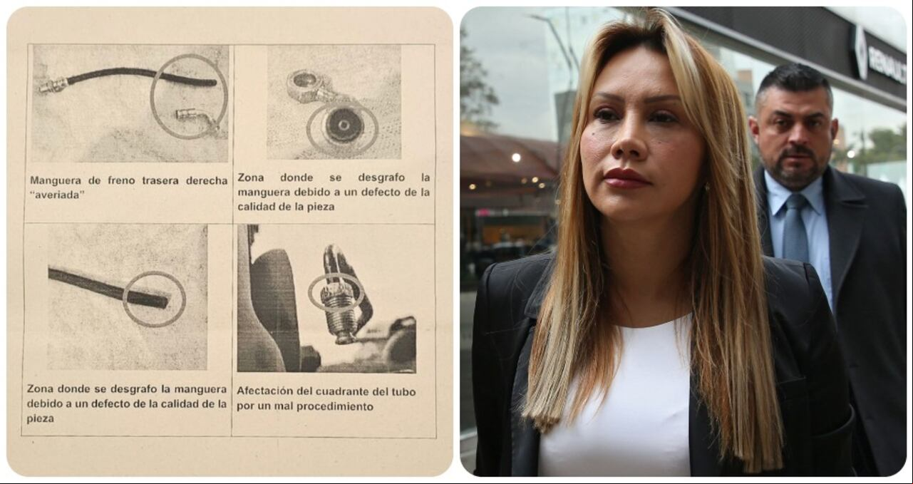 El informe autor de la camioneta de Sandra Ortiz.