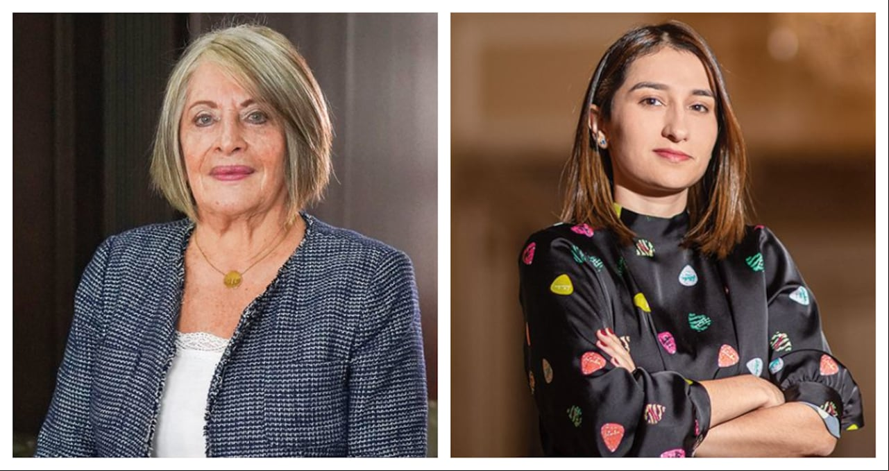 Cecilia López y Laura Sarabia