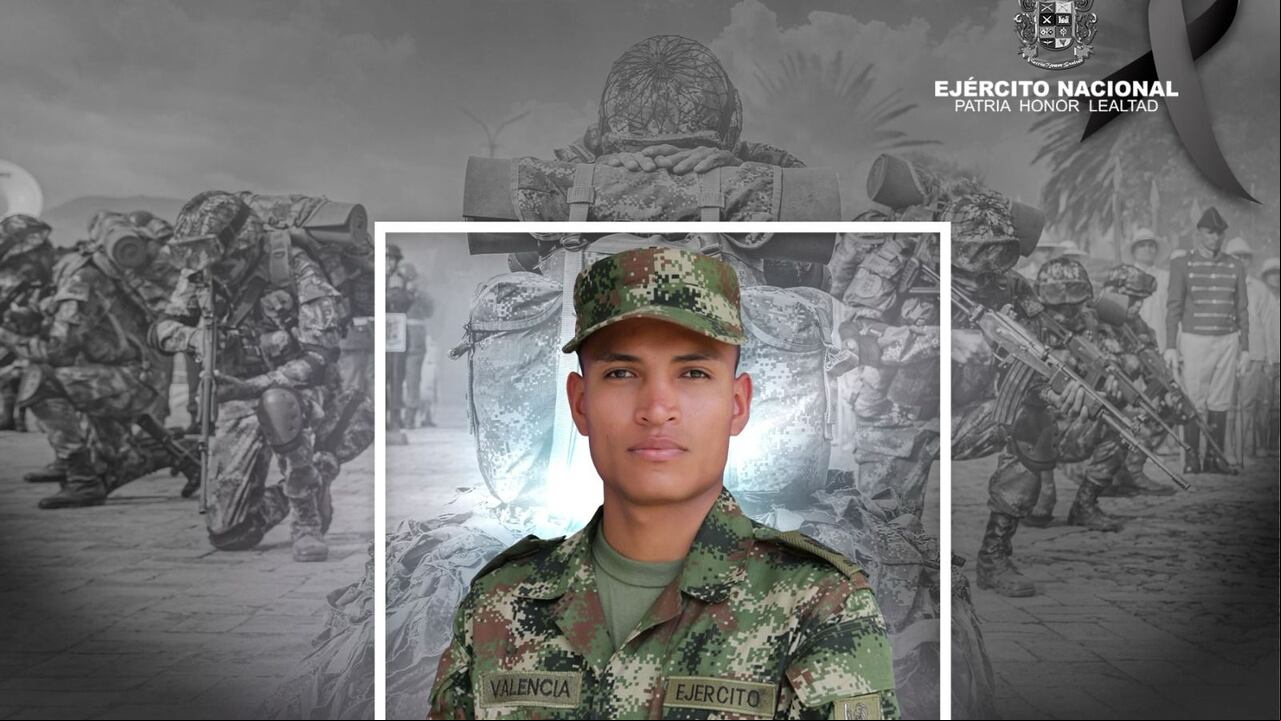 Soldado fallecido en medio de combaes en el Cauca, el 20 de enero de 2024.