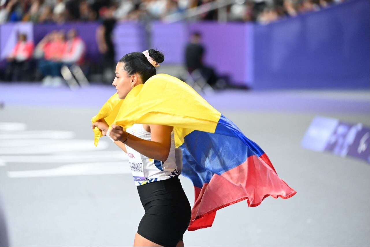 La atleta alcanzó la medalla número 22 para Colombia en las justas.
