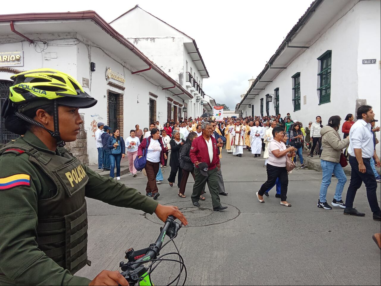 Los auxiliares bachilleres de la Policía Metropolitana de Popayán son clave para el buen desarrollo de las procesiones y demás actividades que se adelantan durante la Semana Santa.