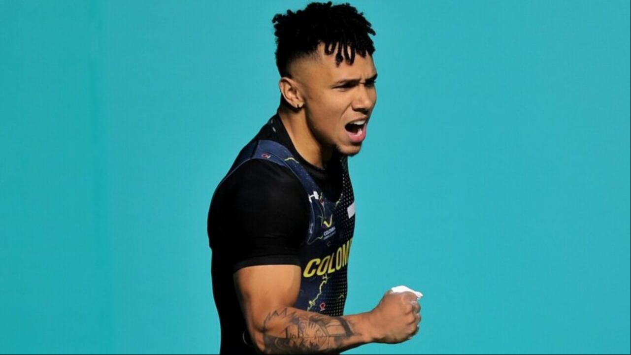 Luis Javier Mosquera, pesista colombiano.