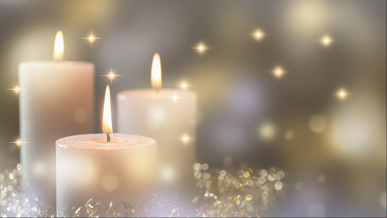 Paz y calma que transmiten las velas blancas