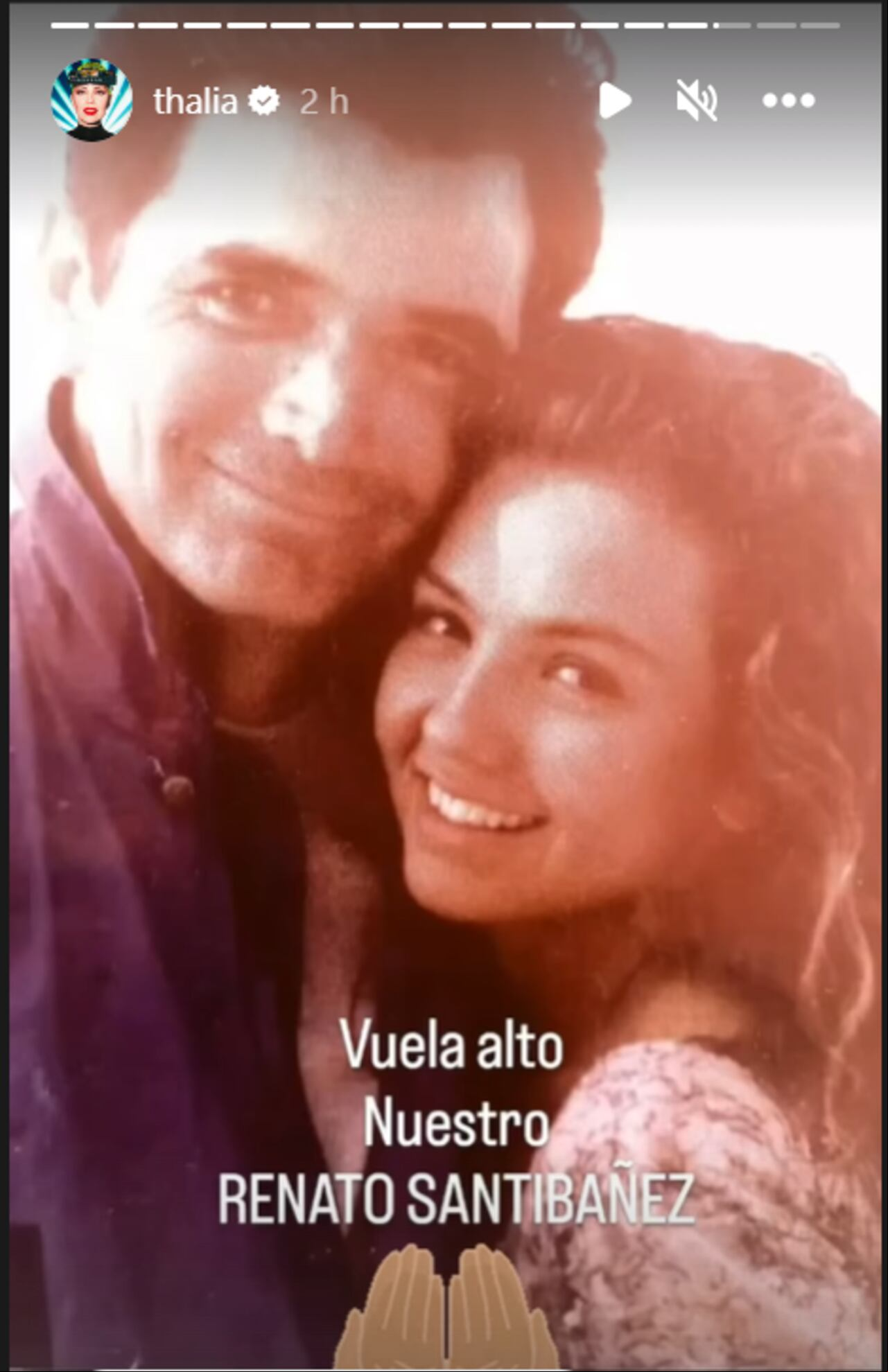 Thalía lamentó la muerte de Alfonso Iturralde y se despidió de su amigo con quien actuó con ella en Marimar.