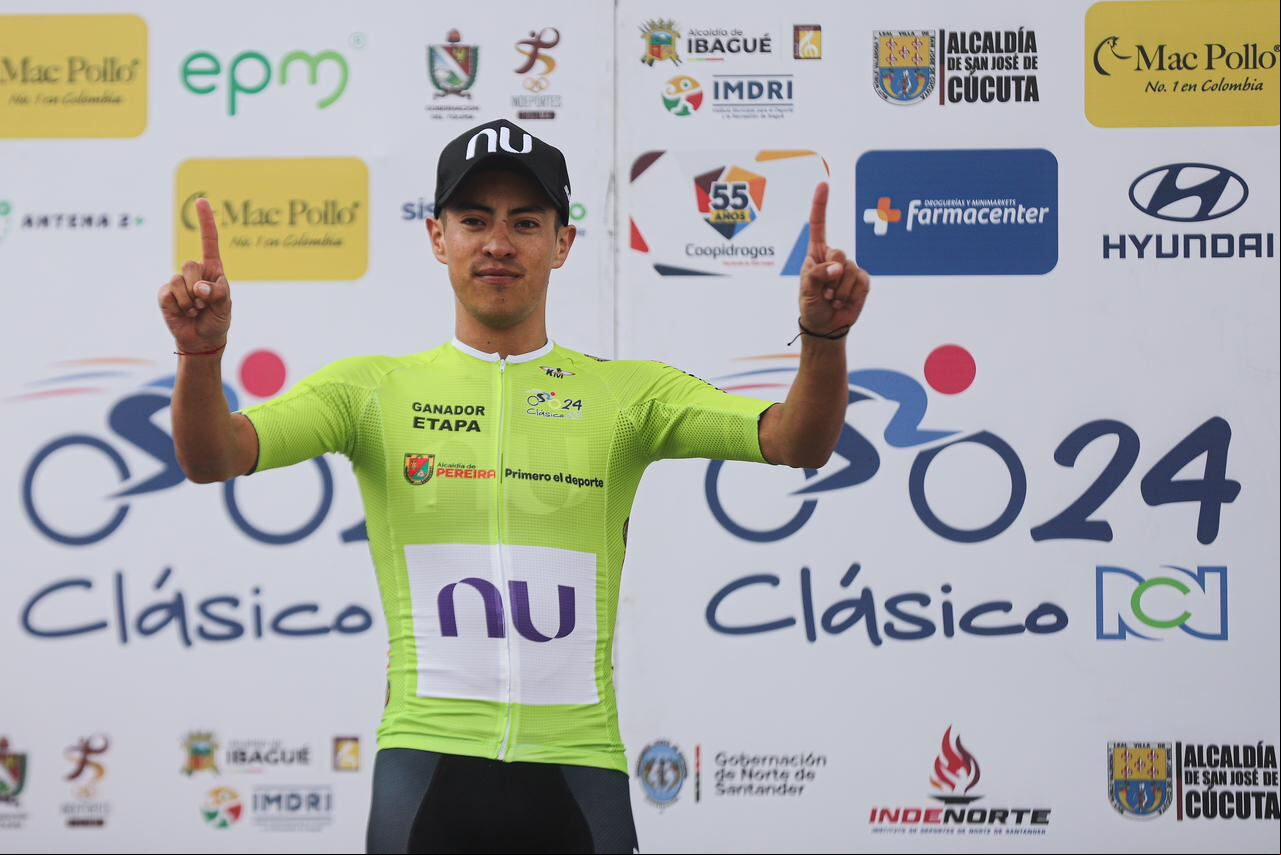 Jonathan Chaves, ganador de la segunda etapa del Clásico RCN.