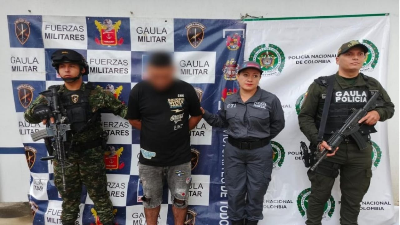 Gaula Militar captura a alias ‘Machete’, acusado de múltiples extorsiones en Huila
